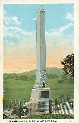 VALLEY FORGE PA – The Waterman Monument
