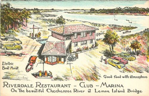 South Carolina, SC, Beaufort, Riverdale Restaurant Postcard