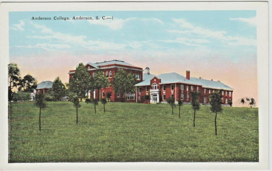 1920's Anderson College Buildings in Anderson, SC South Carolina PC