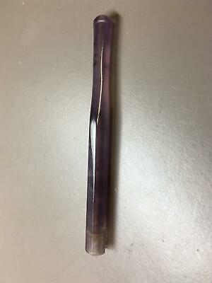 Unusual Hand Carved Amethyst Crystal Stone Cigarette Holder One Hitter