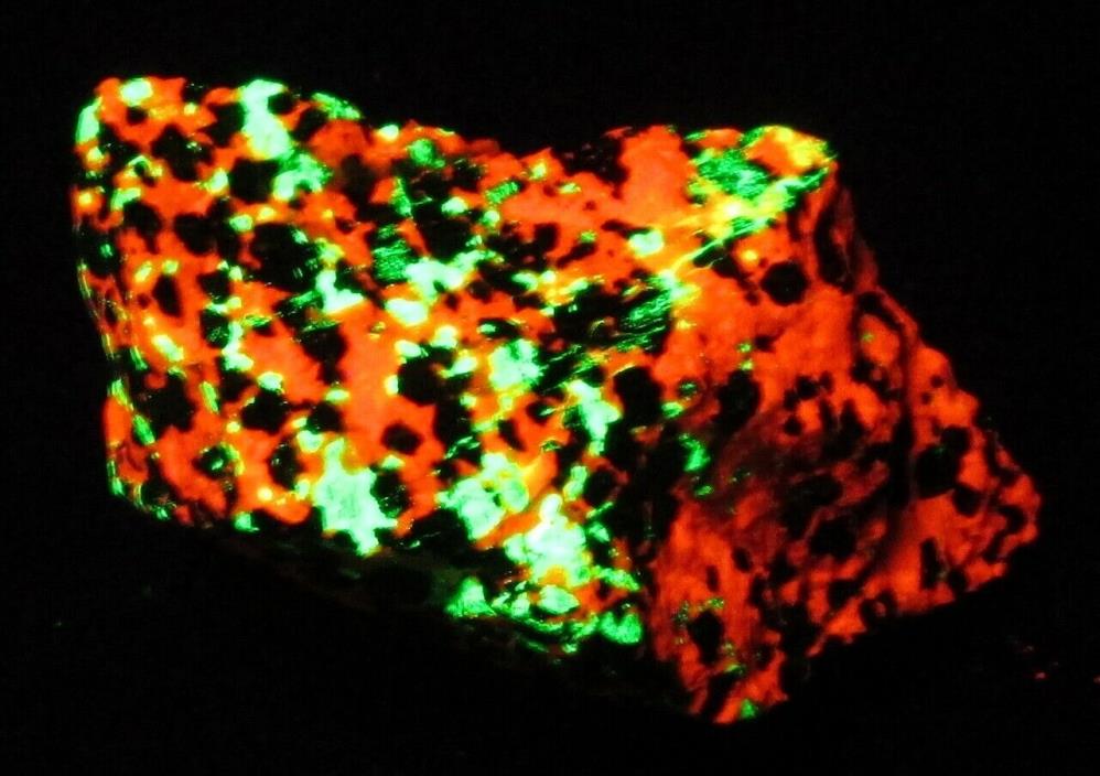 Big Afterglow Willemite Calcite Fluorescent Sterling Hill NJ