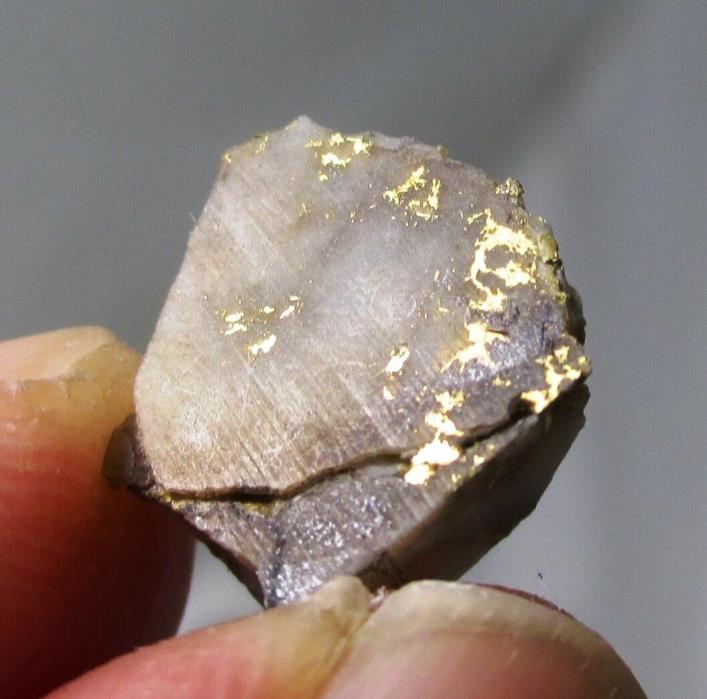 Gold in quartz - 0.89 gram - California - cabbing rough , specimen