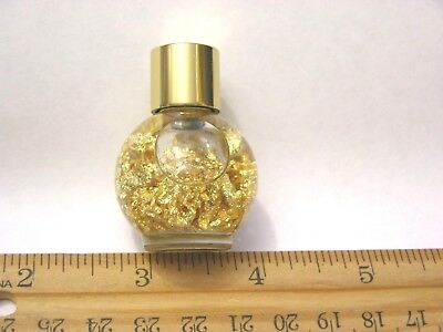Gold all natural 0.999 gold flakes real gold in bottle 10 bottles per winner