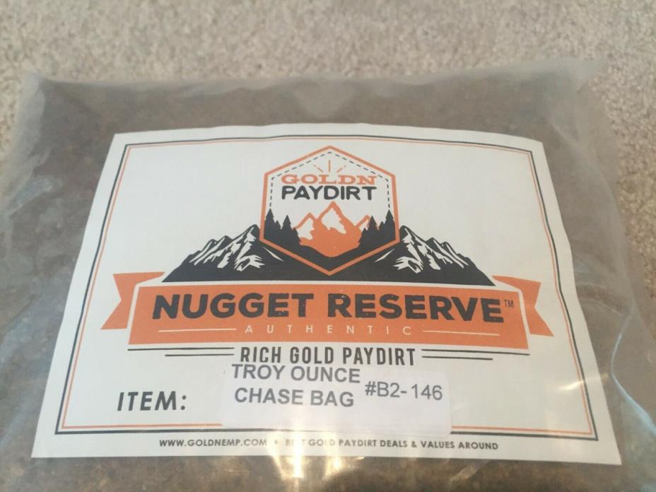 Gold Paydirt Concentrate - Top Secret Chase For Troy Ounce Dirt - Nugget Reserve