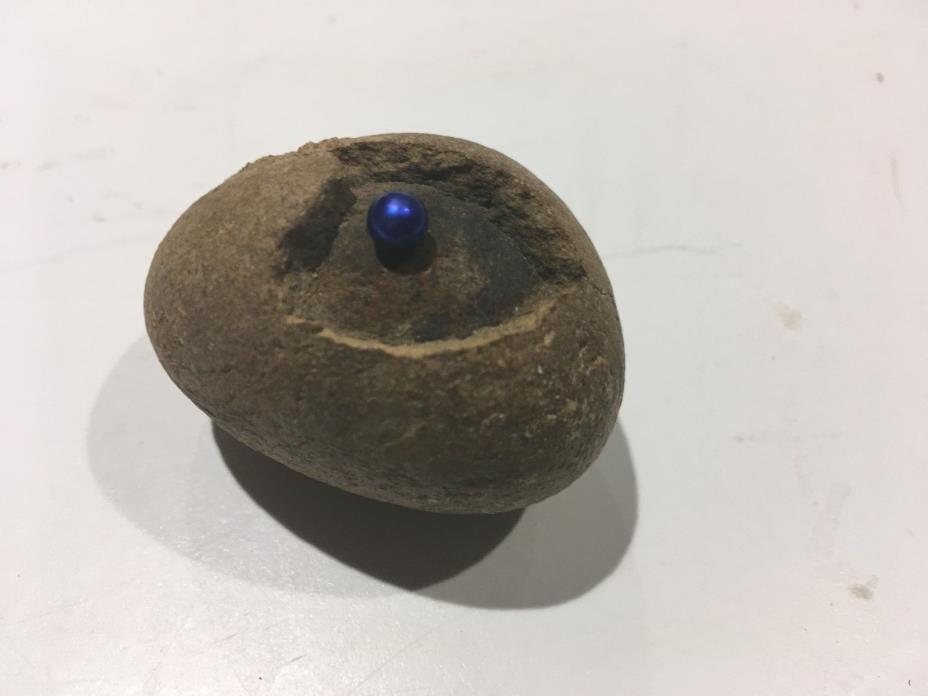 Strange Unique Rock a Ball Magnet Sticks to it - A Fossil Egg or Meteor ?