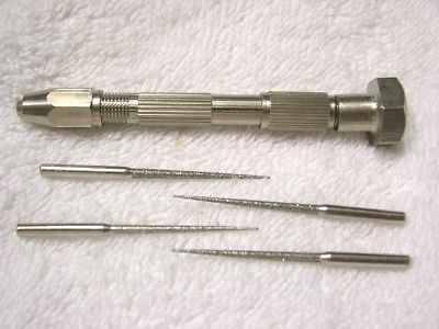 Diamond reamers with pin vice 4 diamond bead reamers with pin vice holding tool