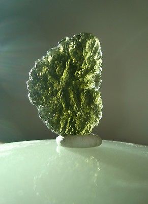 High Quality CHLUM Moldavite • Brilliant Texture & Clarity • 7.3gm - 36.5ct