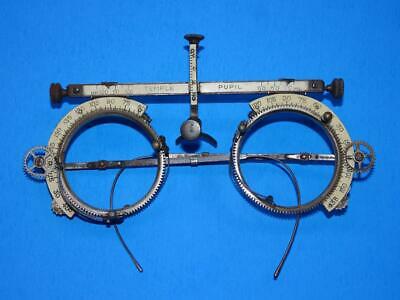 ANTIQUE OPTOMETRY OPTOMETRIST EYE EXAM GLASSES STEAMPUNK.