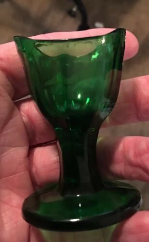 Emerald Green Eye Wash Eye Cup Bath No Makers Mark