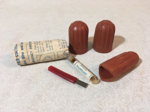 Vintage Cutter Snake Bite Kit