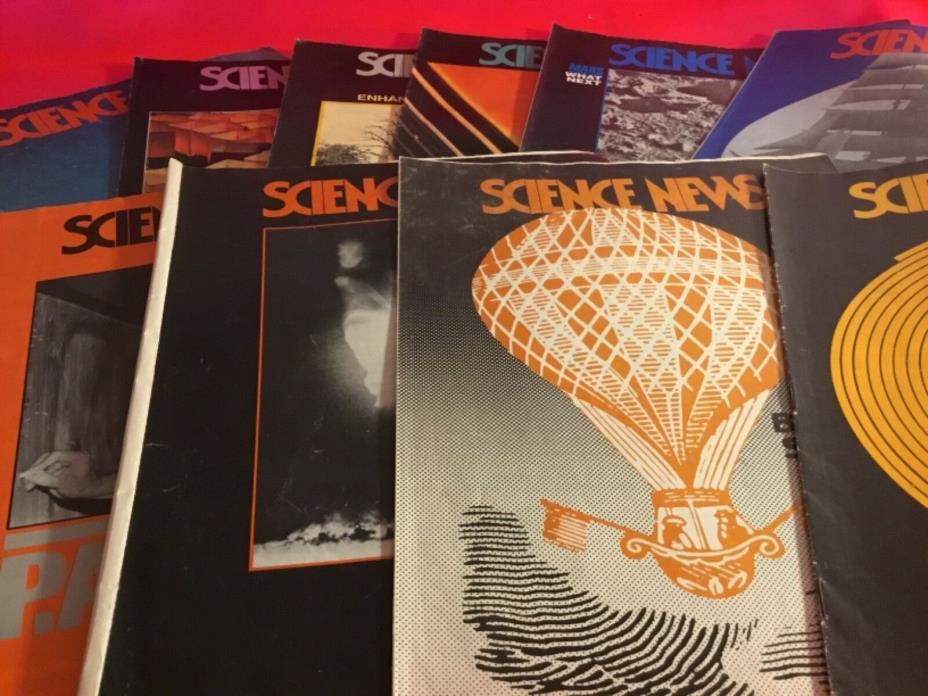 Science Magazine Lot 1981  march April May June July September October November