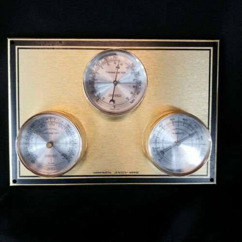 Jensen Wemak Weather station Barometer thermometer