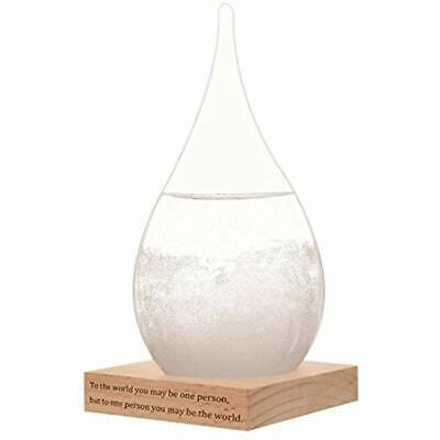 Storm Glass, Crystal Weather Predictor Forecaster, Perfect For Home Office And X