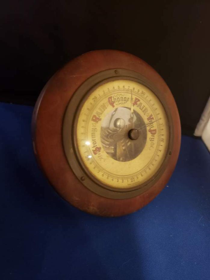 Antique Vintage Thermometer Hygrometer West Germany 5