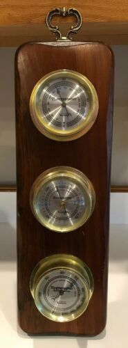 Vintage VERICHRON V42-4 Wall Barometer Hygrometer Thermometer Weather Station