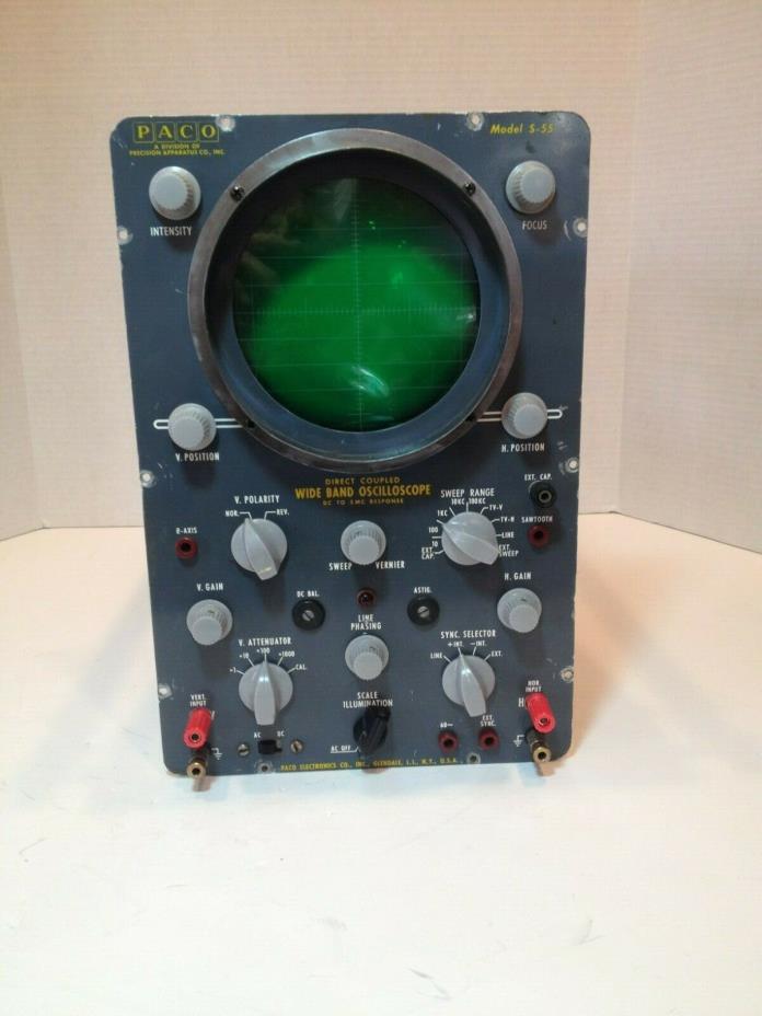 PACO S-55 Wide Band Oscilloscope
