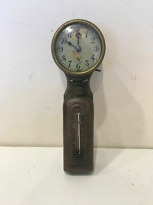 Vintage Honeywell 1940's Thermostat w/Clock & Thermometer Model 24