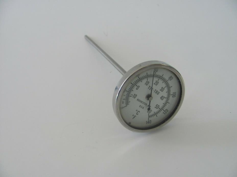 Vintage Tru Tel thermometer 0-140f / -20-60c