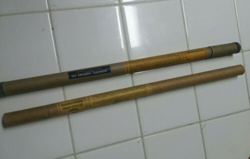 BUY IT NOW!2 VTG.Taylor Etched-Stem Thermometer TUBES Original(EMPTY TUBES ONLY)