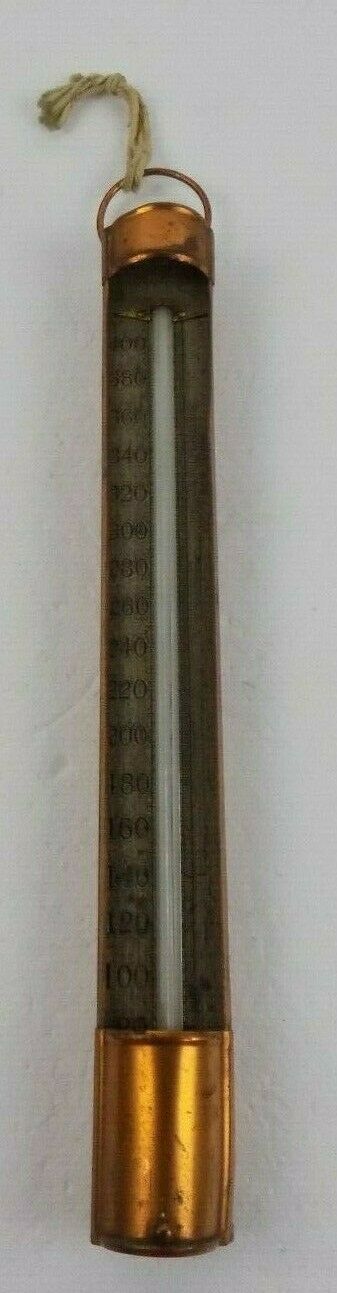 VINTAGE COPPER / STEEL TYCOS THERMOMETER - GRANDALL PETTEE CO. NY - 80-420