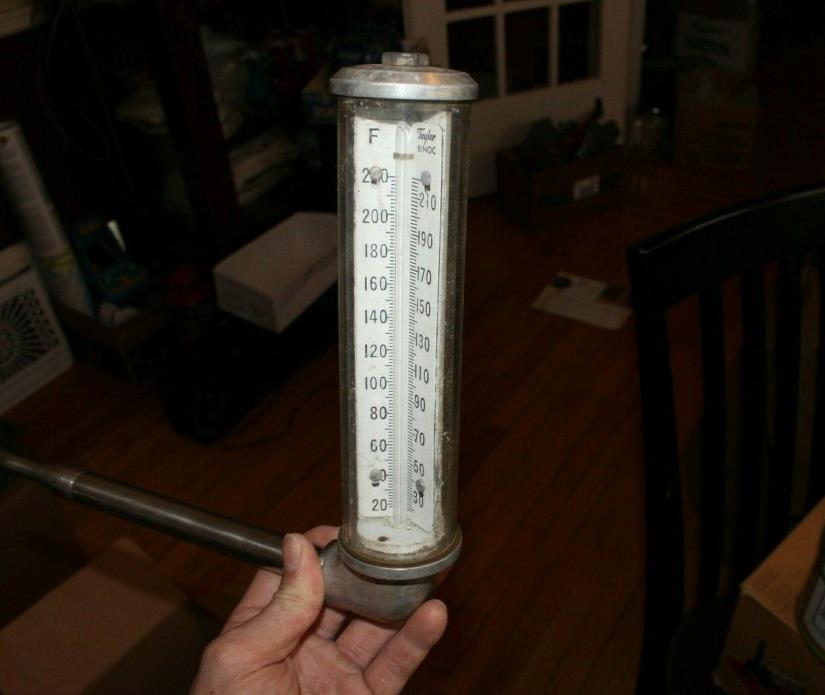 Vintage RARE Pat 1930's Taylor Cleanliner Thermometer Home Decor Tool