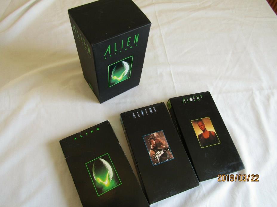 Alien Trilogy 3 video box set Fox video V