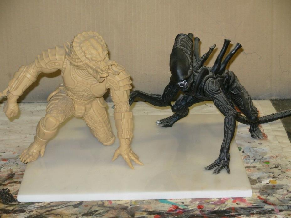 Billiken AVP 1/6 Scale Vinyl Model Kit - Built Up - both Alien and Preditor