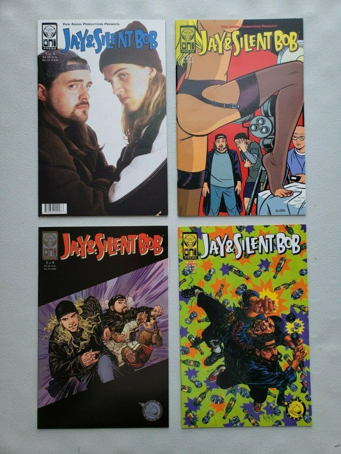 Complete Comics Set: Jay & Silent Bob #1-4 Oni Comics Kevin Smith Comic Book Men