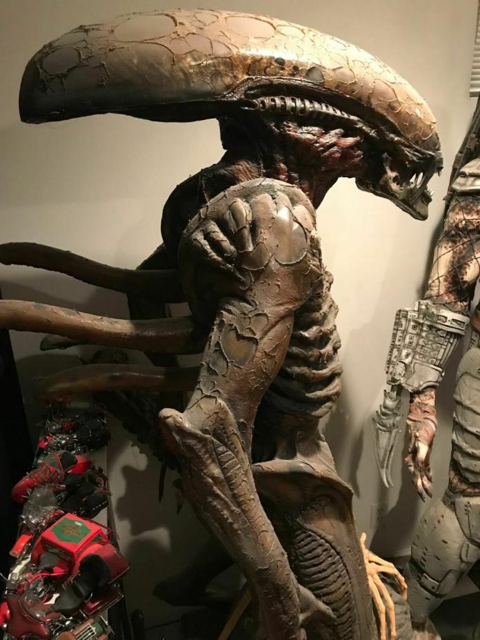 ALIEN LIFE SIZE 1:1 SCALE CUSTOM MADE BY BRUCE HANSING FROM ORIGINAL MOLDS!