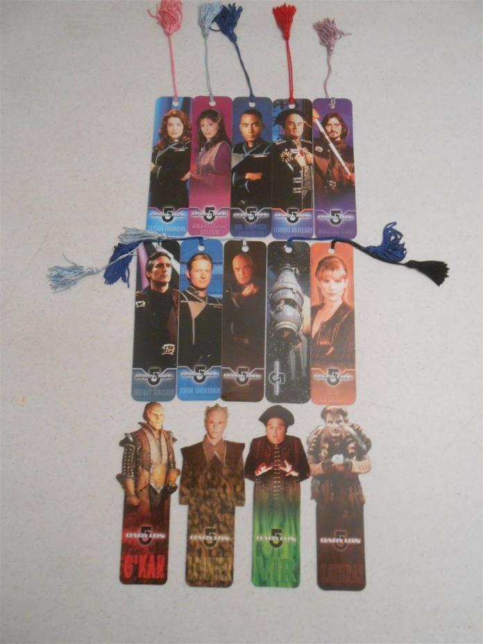 Babylon 5 Bookmark (Lot of 14) Brand New