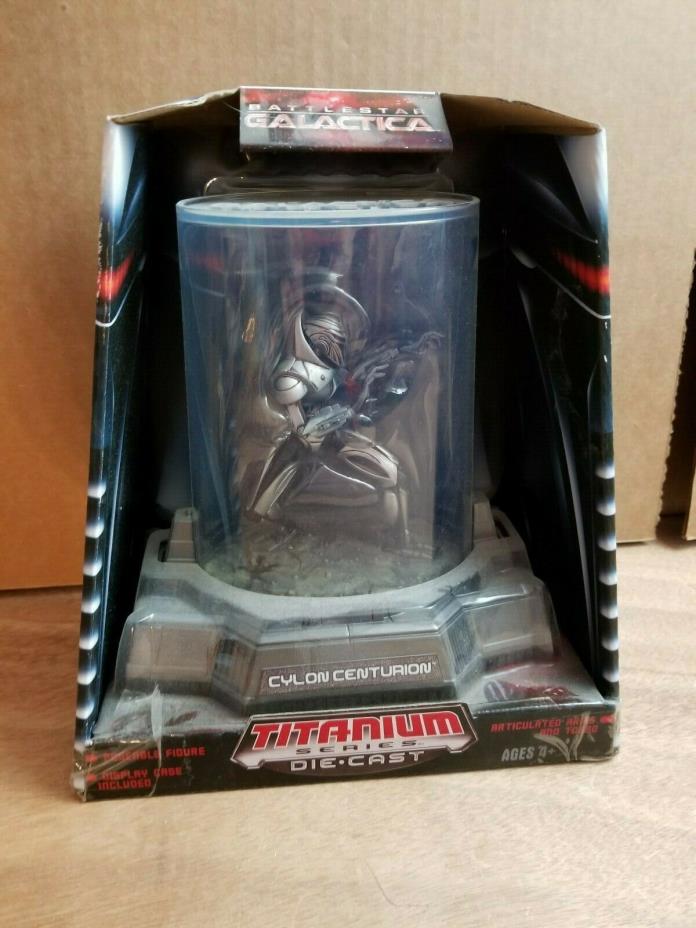 BATTLESTAR GALACTICA CYLON CENTURION TITANIUM SERIES COLLECTIBLE, NIP, 2006