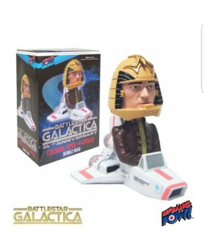 Battlestar Galactica 35th Anniversary Bobblehead Colonial Viper with Apollo NEW