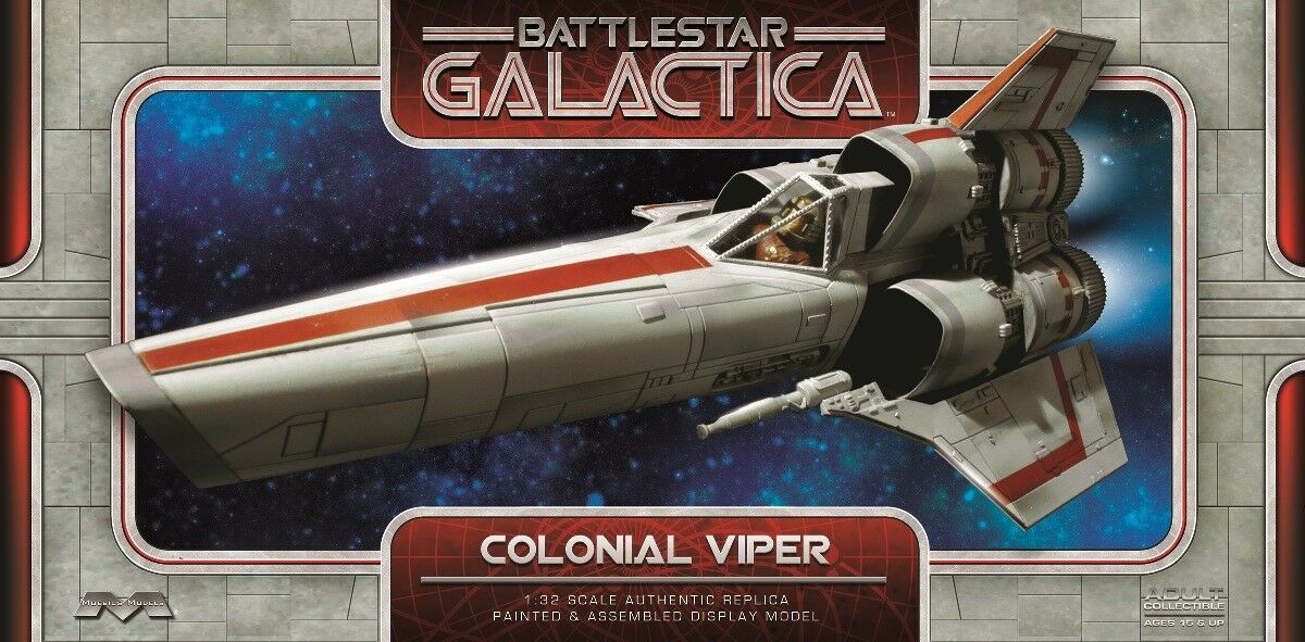 Battlestar Galactica Classic Viper 1/32 Finished Display Moebius MM2940