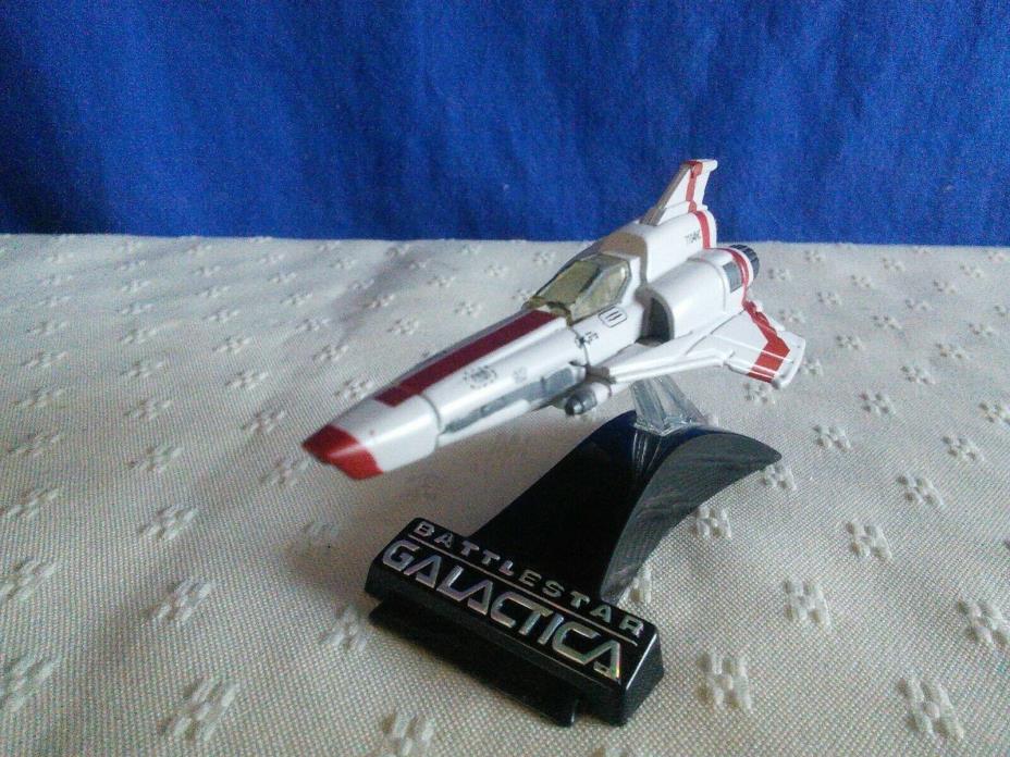 Battlestar Galactica COLONIAL VIPER MK VII Titanium diecast BSG w/stand 1104NC