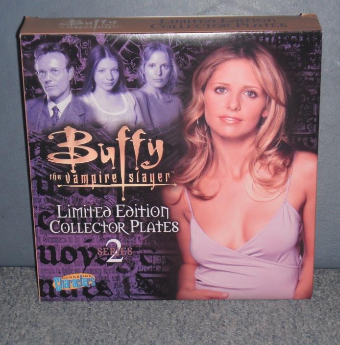 Buffy the Vampire Slayer Collector Plates - Series 2 Limited to 2000 each - RARE