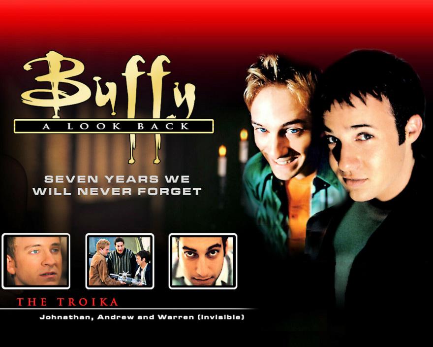 Buffy The Vampire Slayer 8x10 Glossy Photo--The Troika