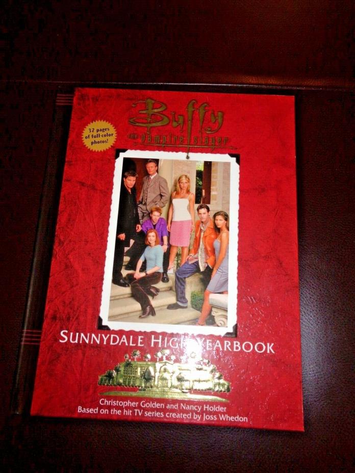 BUFFY THE VAMPIRE SLAYER SUNNYDALE HIGH YEARBOOK 1999 NEW!! 1st EDITION HB