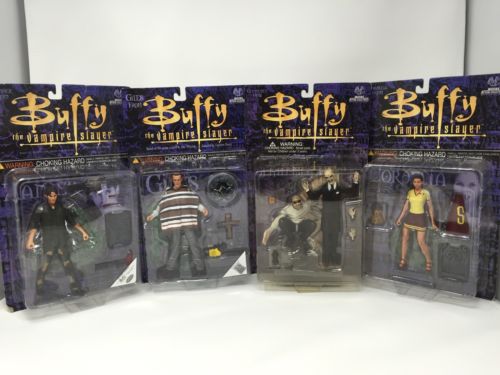 Buffy the Vampire Slayer MOORE TOY LOT Of 4 With The GENTLEMEN Figures And Giles