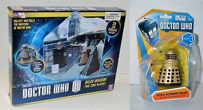 DOCTOR WHO Invasion Time Zone Playset Action DALEK & Exclusive Hoverbout BBC
