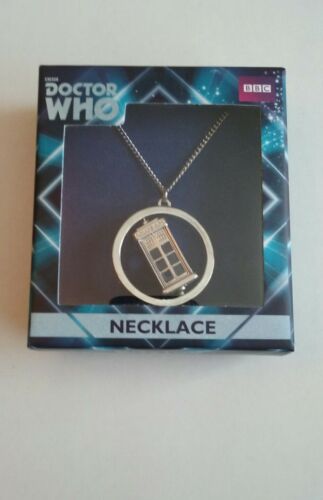 Dr. Who BBC Police Box Necklace