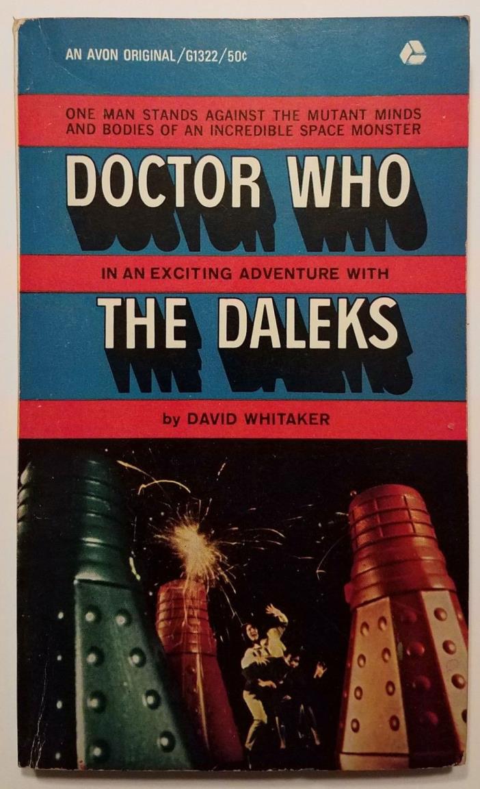 Doctor Who - The Daleks by David Whitaker Avon Paperback PB 1st Print July 1967