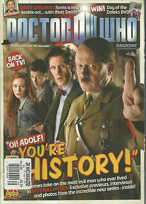 RARE Back Issue - DOCTOR WHO MAGAZINE #438 - Matt Smith - Let's Kill Hitler