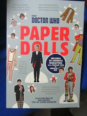 ~~ BBC  DOCTOR WHO PAPER DOLLS INCLUDES 26 CHARACTERS ~~