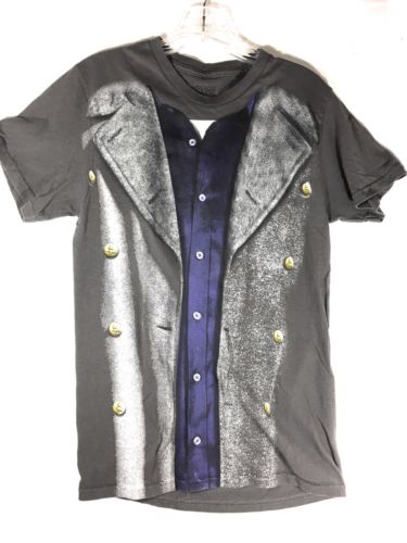 Doctor Who Costume Shirt Size Small Grey Jacket Blue Shirt 12th (1G)