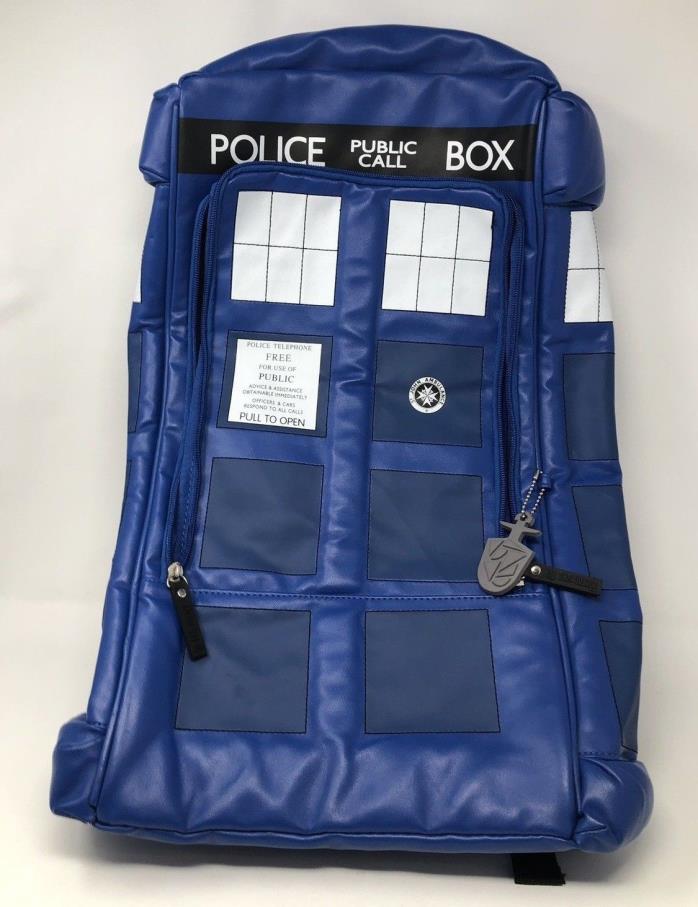 BBC Doctor Who Tardis backpack, police public call box, NEW