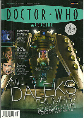 RARE Back Issue - DOCTOR WHO MAGAZINE #358 - DALEKS - Noel Clarke  - 2005
