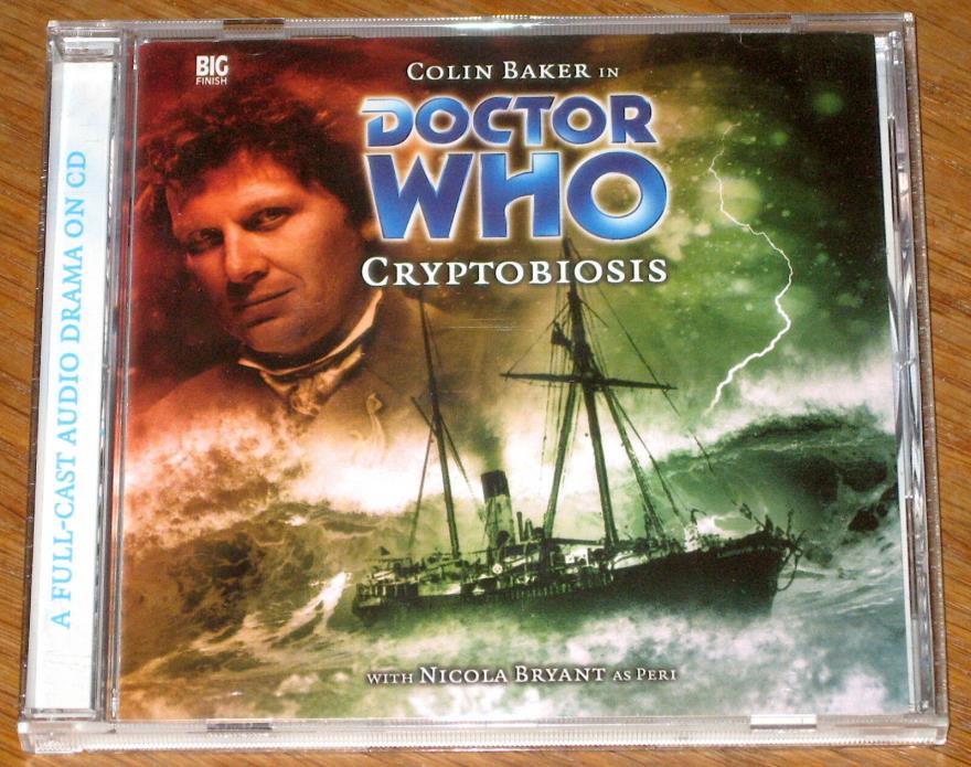 Dr DOCTOR WHO audio CD CRYPTOBIOSIS Big Finish IV Colin Baker SPECIAL BONUS