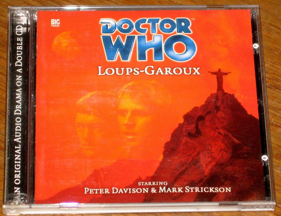 Dr DOCTOR WHO audio double CD LOUPS-GAROUX Big Finish #20 Peter Davison