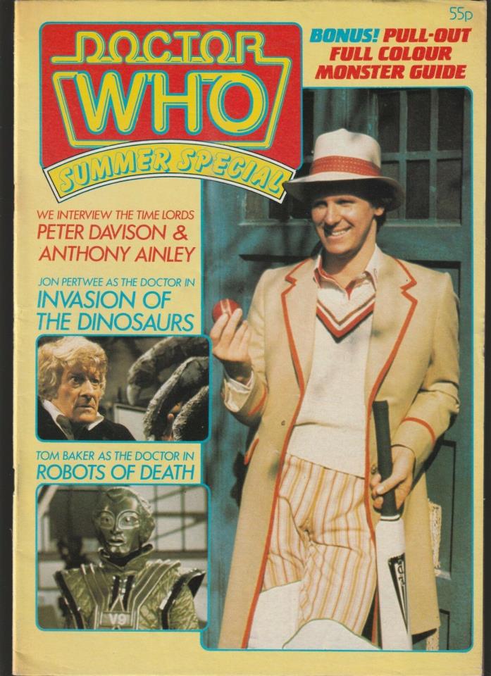 Doctor Who Summer Special 1982 Peter Davison Tom Baker Anthony Ainley Monthly