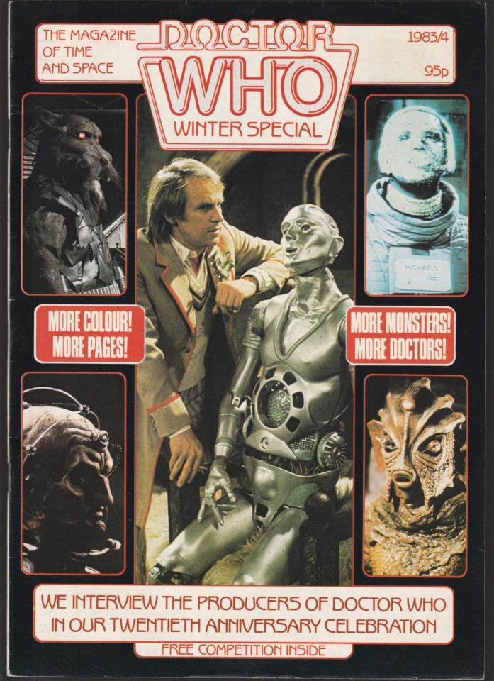 Doctor Who Monthly Winter Special 1983/4 Peter Davidson 20th Ann Marvel UK Mag